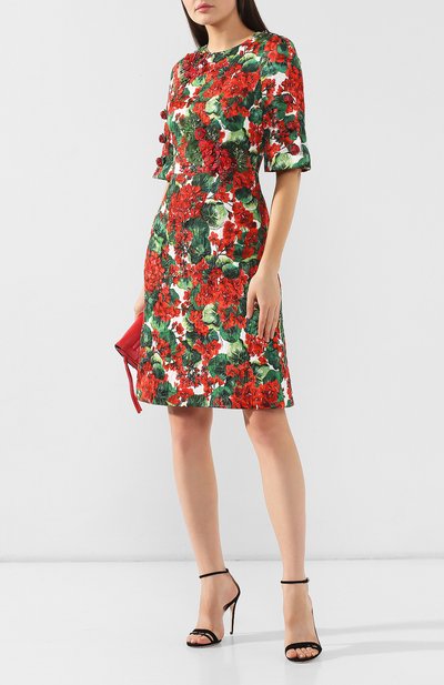 Платье из смеси хлопка и вискозы DOLCE & GABBANA, арт. F6C6WZ/HSMY7, фото 2