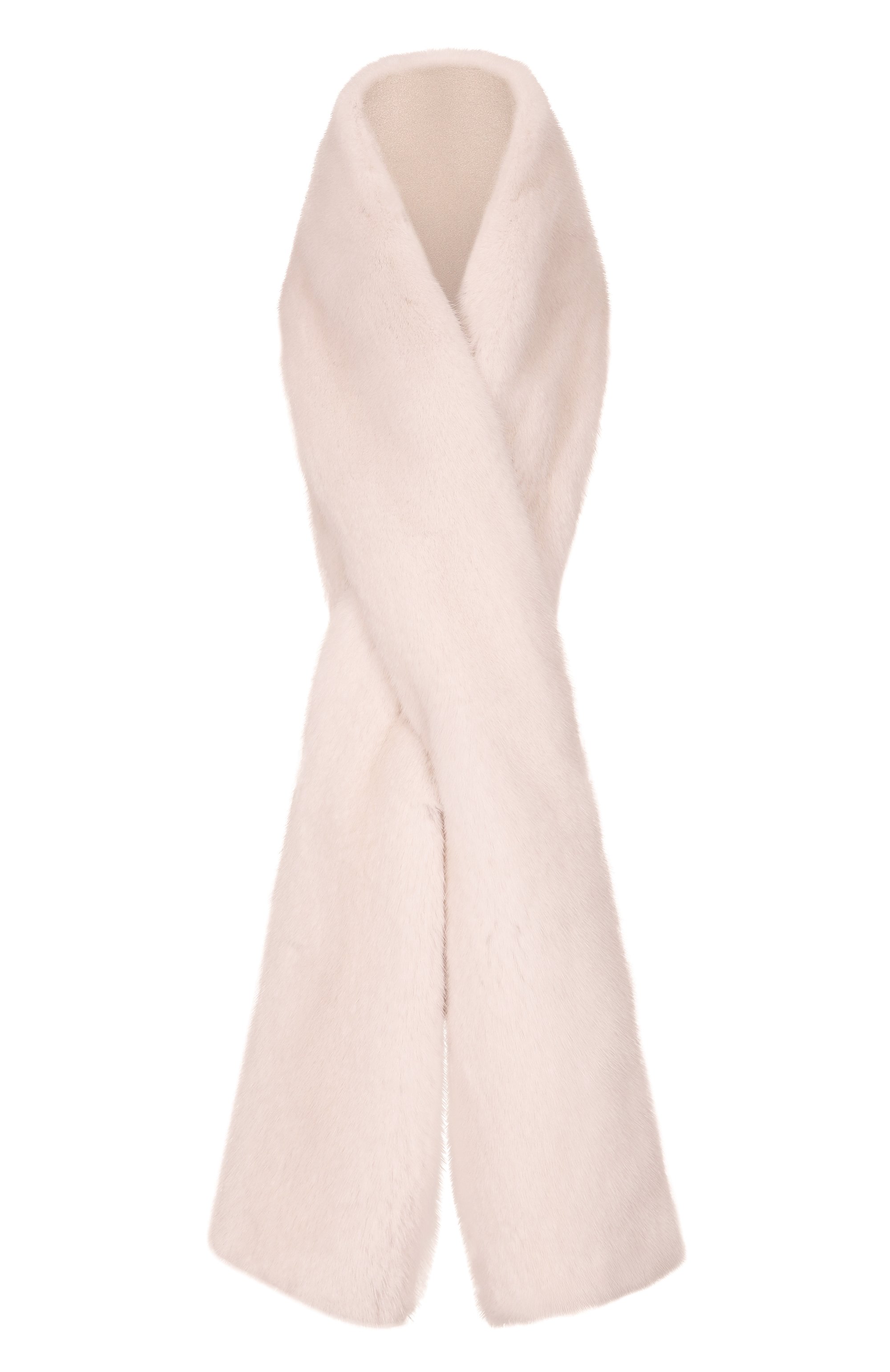 Меховой шарф из норки MVST, арт. MSC-01 MINK PEARL, фото 1