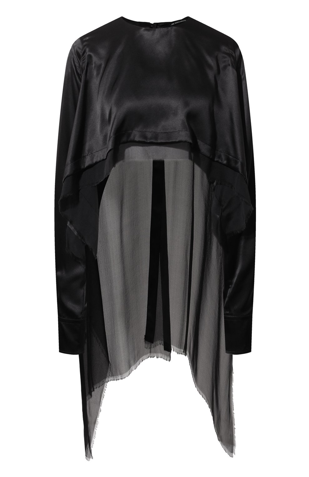 Шелковый топ ANN DEMEULEMEESTER, арт. 2402-W-T022-FA134-099, фото 1