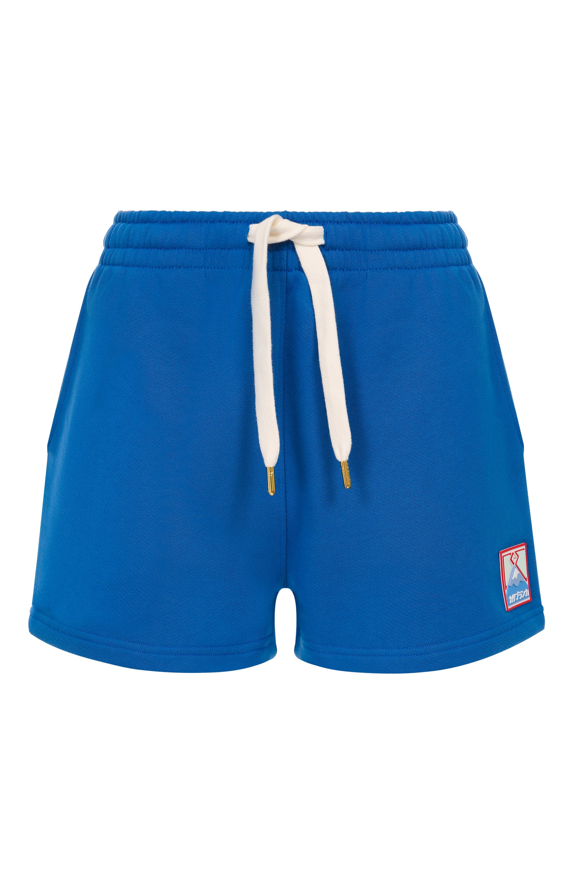 Хлопковые шорты CASABLANCA синего цвета по цене 42450 руб., арт. WPF25-JTR-186-01, фото 1 Хлопковые шорты CASABLANCA, арт. WPF25-JTR-186-01, фото 1