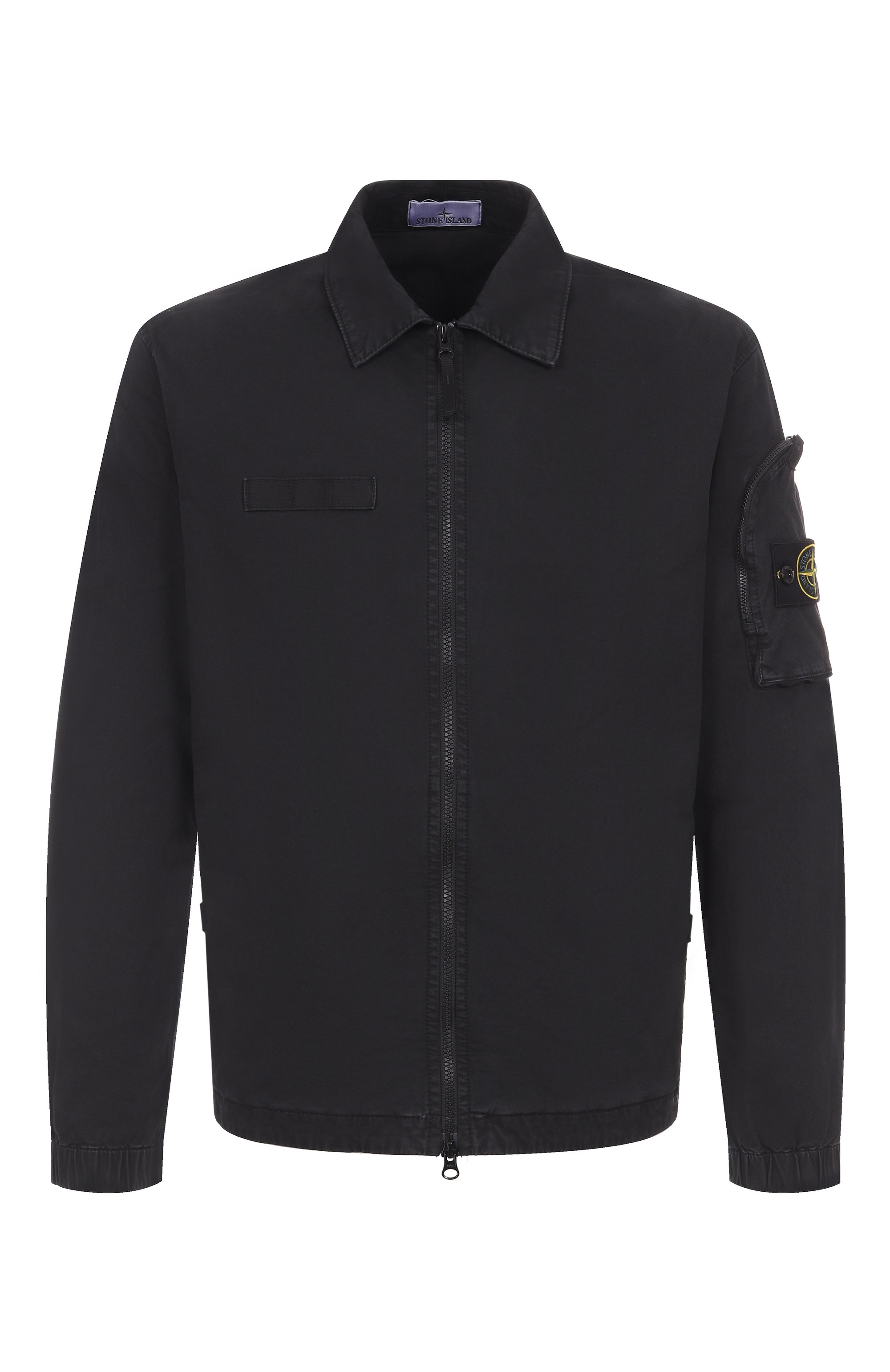 Хлопковая куртка-рубашка STONE ISLAND, арт. K1S151200003/S0004, фото 1