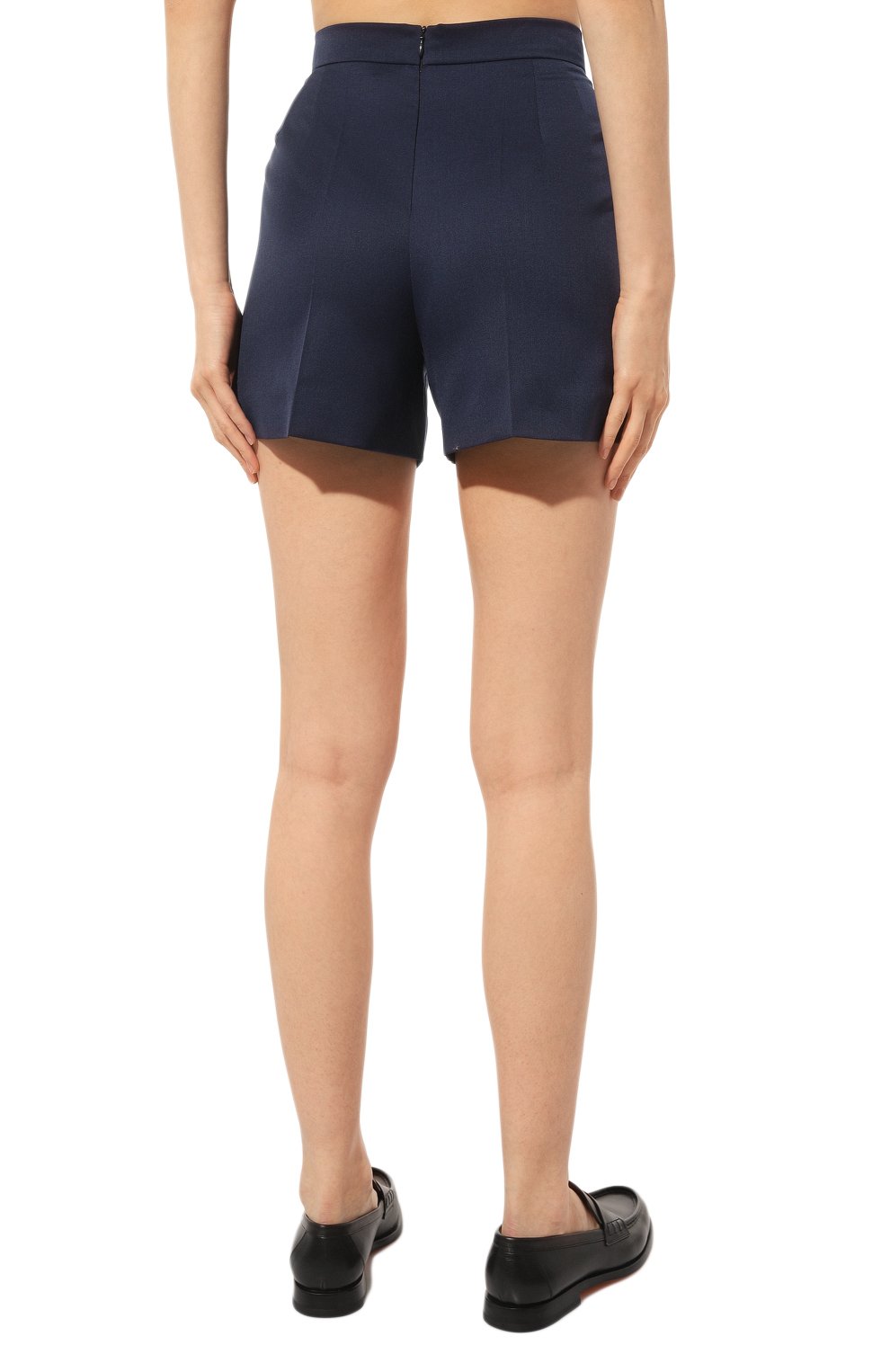 Шерстяные шорты OLOLOL темно-синего цвета по цене 29000 руб., арт. OLSR001/2804.403/S23, фото 4 Шерстяные шорты OLOLOL, арт. OLSR001/2804.403/S23, фото 4