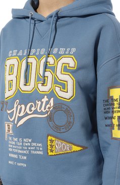 Хлопковое худи BOSS, арт. 50484175, фото 5