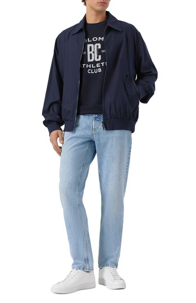 Хлопковая футболка BRUNELLO CUCINELLI, арт. M0B133386G, фото 2