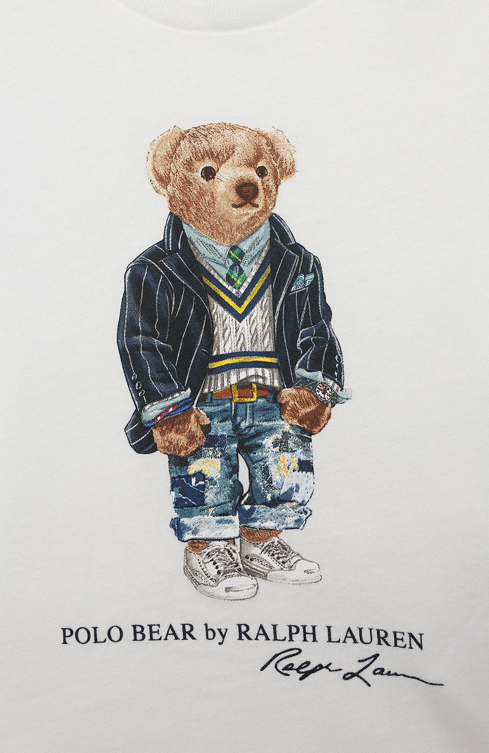Хлопковая футболка POLO RALPH LAUREN, арт. 320865660, фото 3