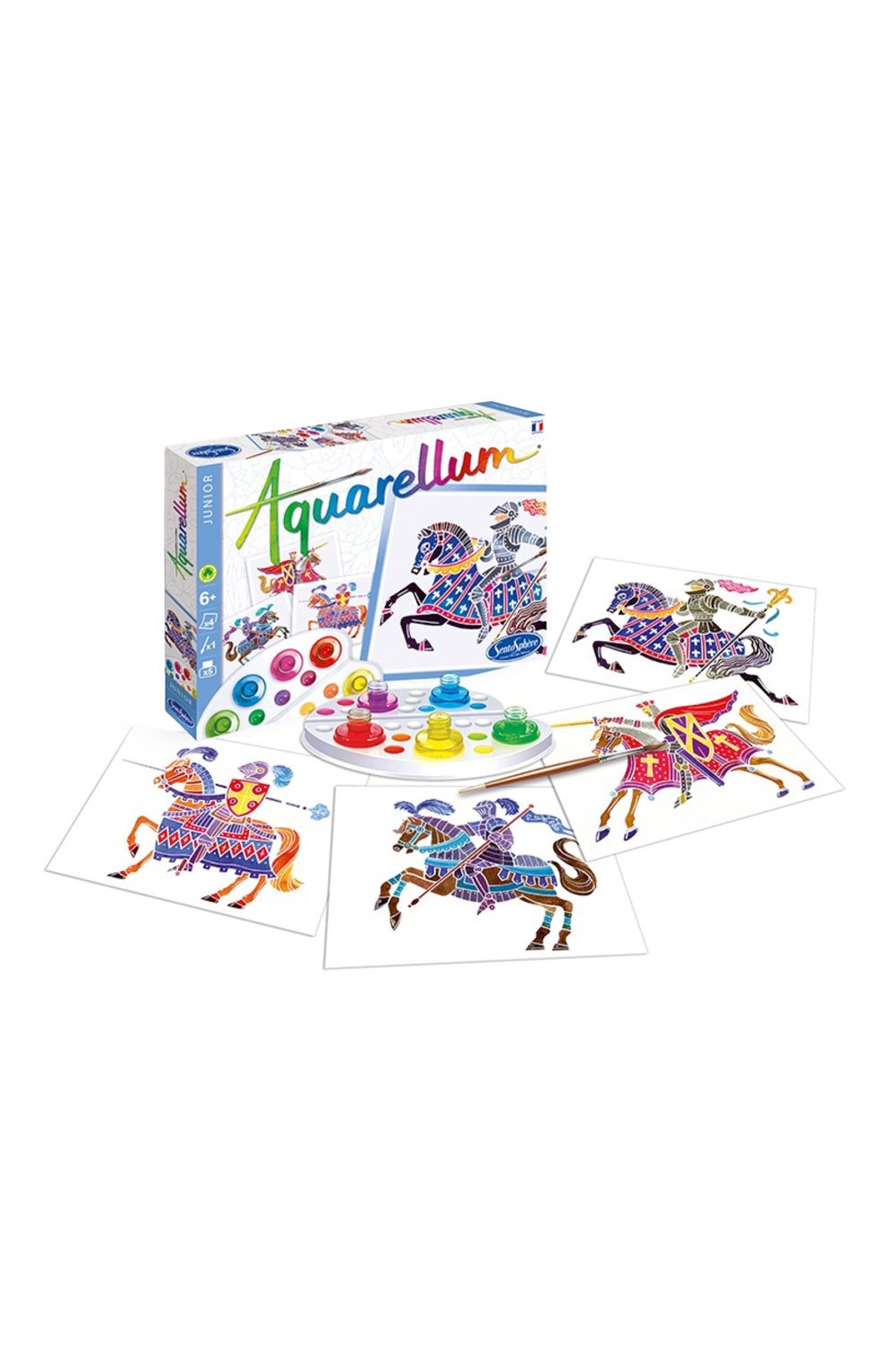 Акварельная раскраска рыцари SENTOSPHERE, арт. 695, фото 1