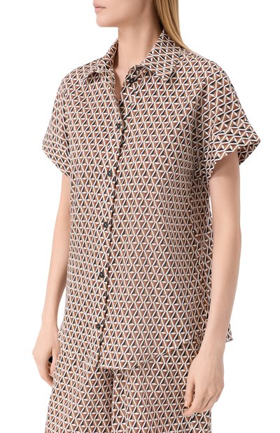 Хлопковая рубашка MAX MARA, арт. BCHCREA 261611101, фото 3