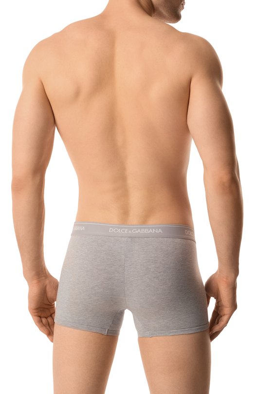 Комплект из двух боксеров Dolce & Gabbana M9C07J/0NN95 Серый  M9C07J/0NN95 Фото 3
