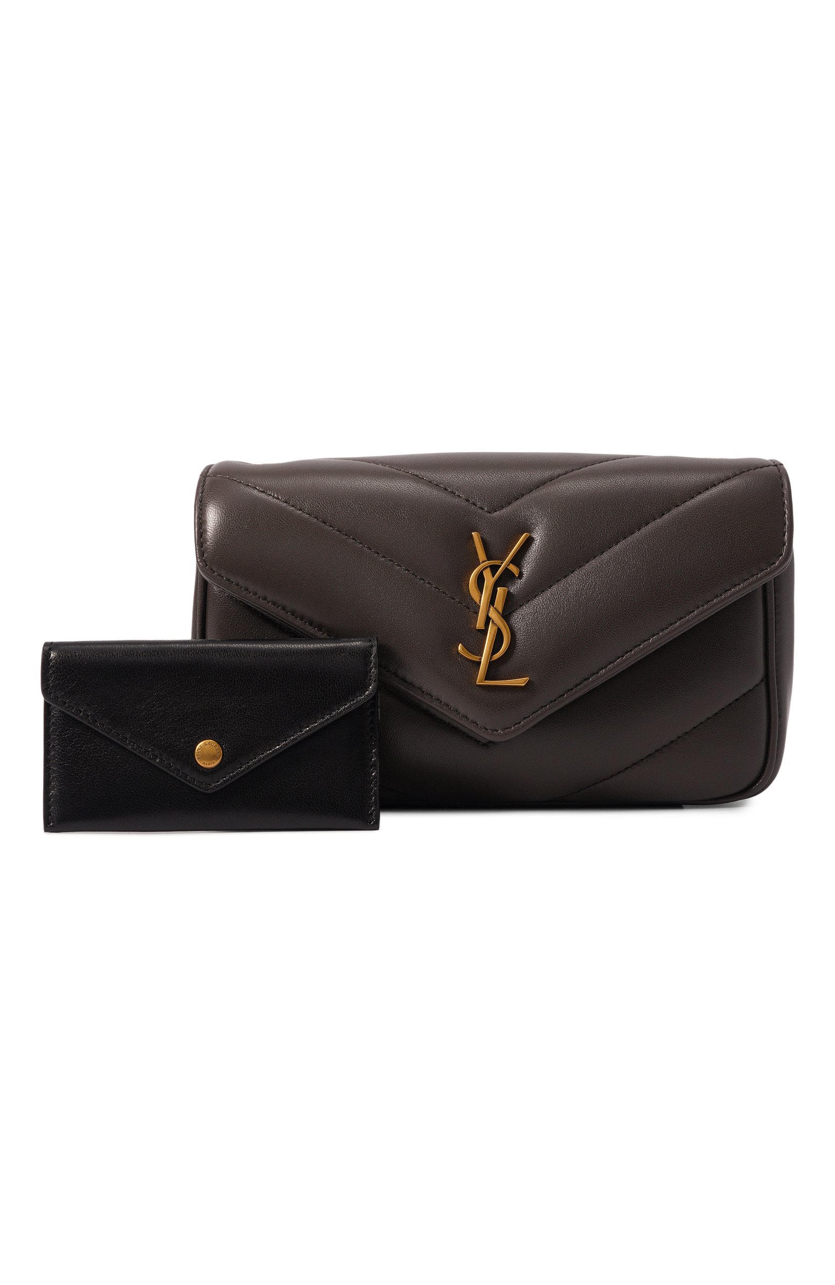Сумка loulou SAINT LAURENT коричневого цвета по цене 254000 руб., арт. 821749/AAEAX, фото 7 Сумка loulou SAINT LAURENT, арт. 821749/AAEAX, фото 7