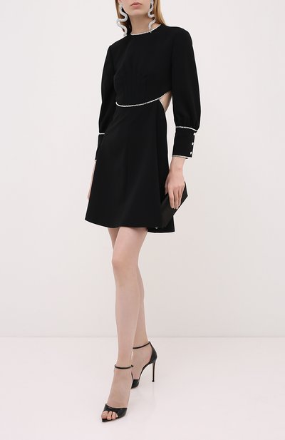 Платье MIU MIU черного цвета по цене 175000 руб., арт. MF3525-1LW6-F0002, фото 2 Платье MIU MIU, арт. MF3525-1LW6-F0002, фото 2
