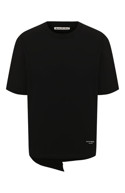 Женская хлопковая футболка ACNE STUDIOS, арт. AL0127/W