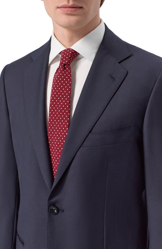 Шелковый галстук Emporio Armani EM001344/TE19689 Бордовый  EM001344/TE19689 Фото 2