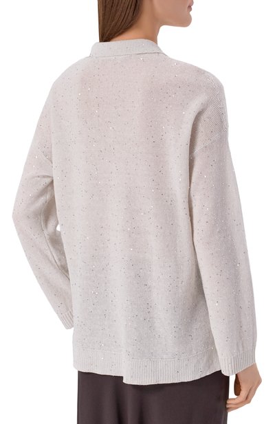 Поло изо льна и хлопка ANTONELLI FIRENZE, арт. 41781Q/01625, фото 4