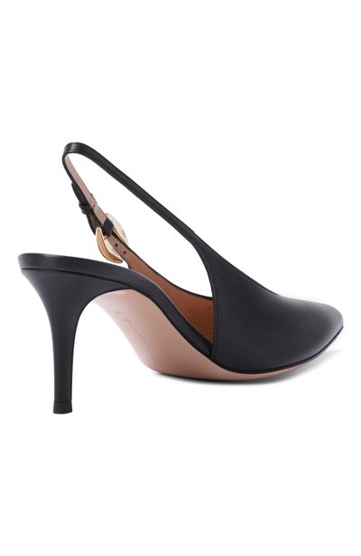 Кожаные туфли GIANVITO ROSSI черного цвета по цене 125500 руб., арт. G95635.70RIC.NAPNER0, фото 5 Кожаные туфли GIANVITO ROSSI, арт. G95635.70RIC.NAPNER0, фото 5