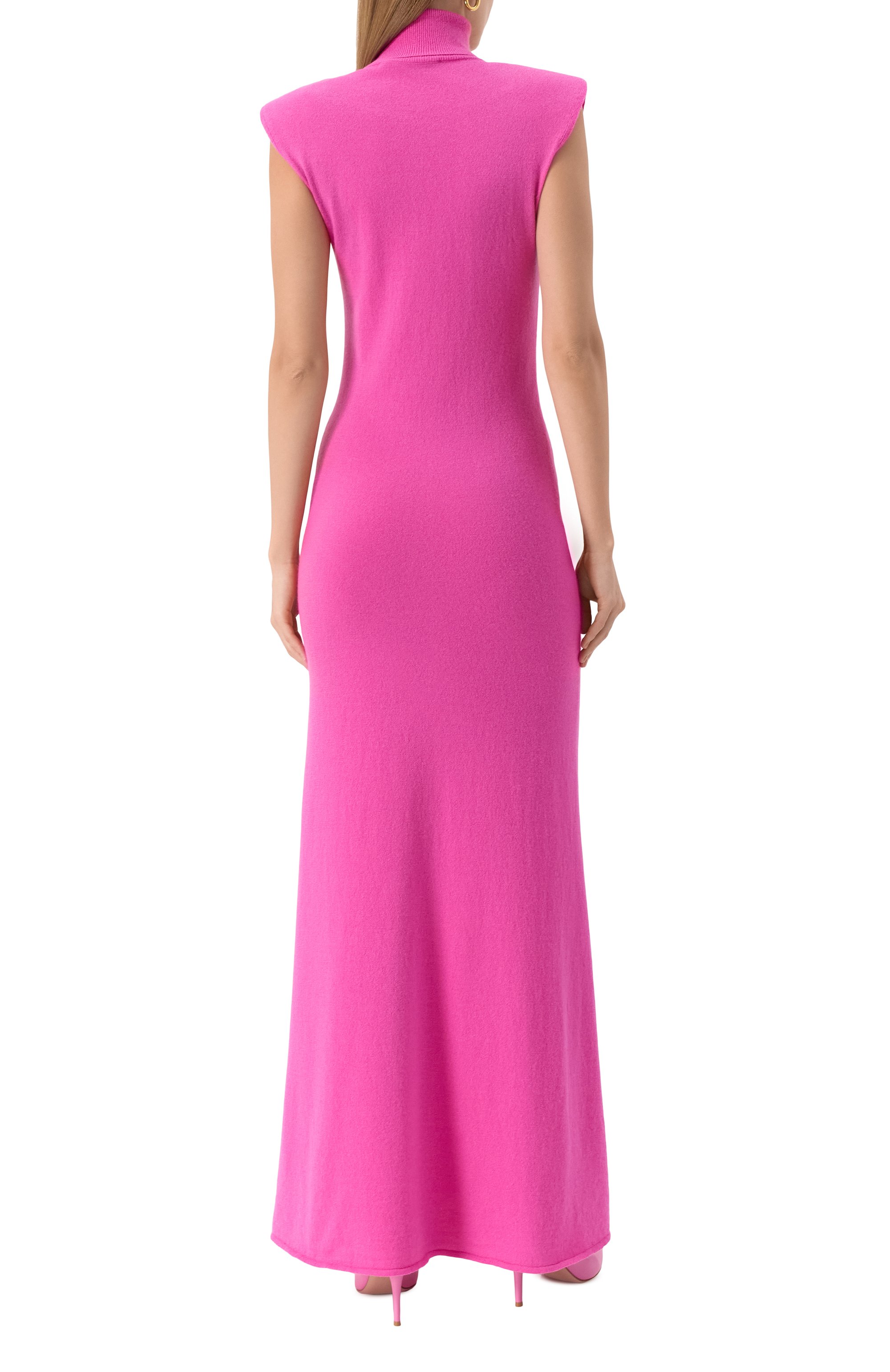 Платье из шерсти и кашемира ZEYNEP ARCAY фуксия цвета по цене 137500 руб., арт. RS25DR16, фото 4 Платье из шерсти и кашемира ZEYNEP ARCAY, арт. RS25DR16, фото 4