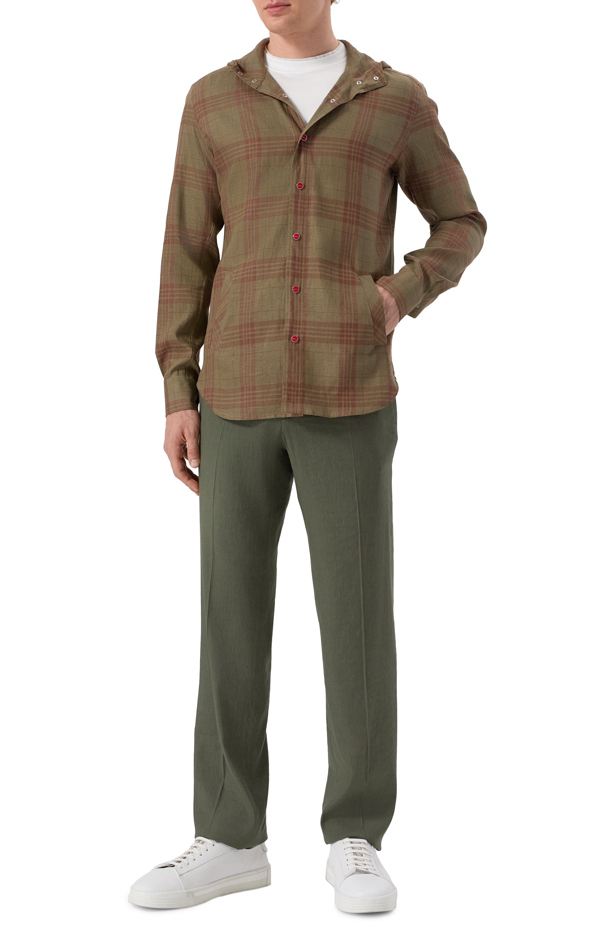 Льняная рубашка KITON, арт. UMCMARH0926907, фото 2