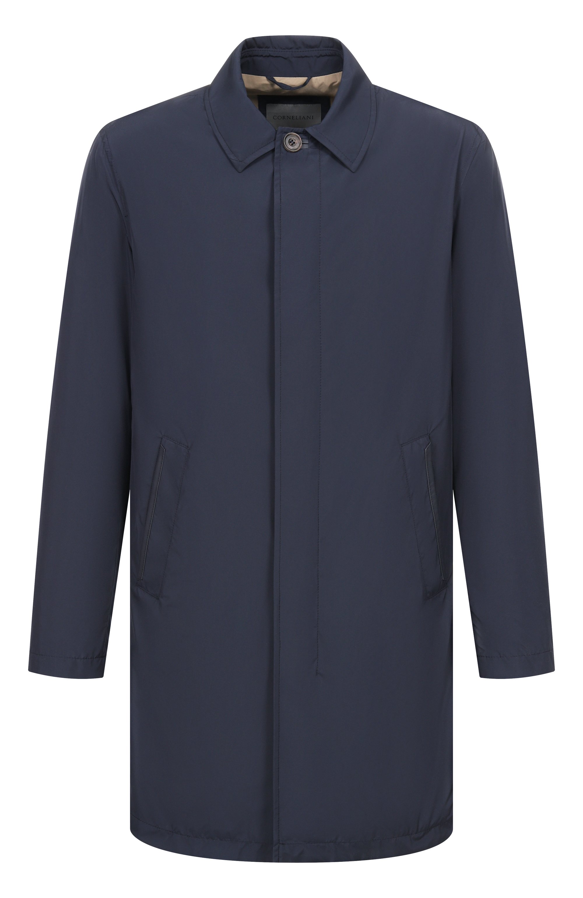 Плащ CORNELIANI темно-синего цвета по цене 118000 руб., арт. 2735X5/2720150, фото 1 Плащ CORNELIANI, арт. 2735X5/2720150, фото 1