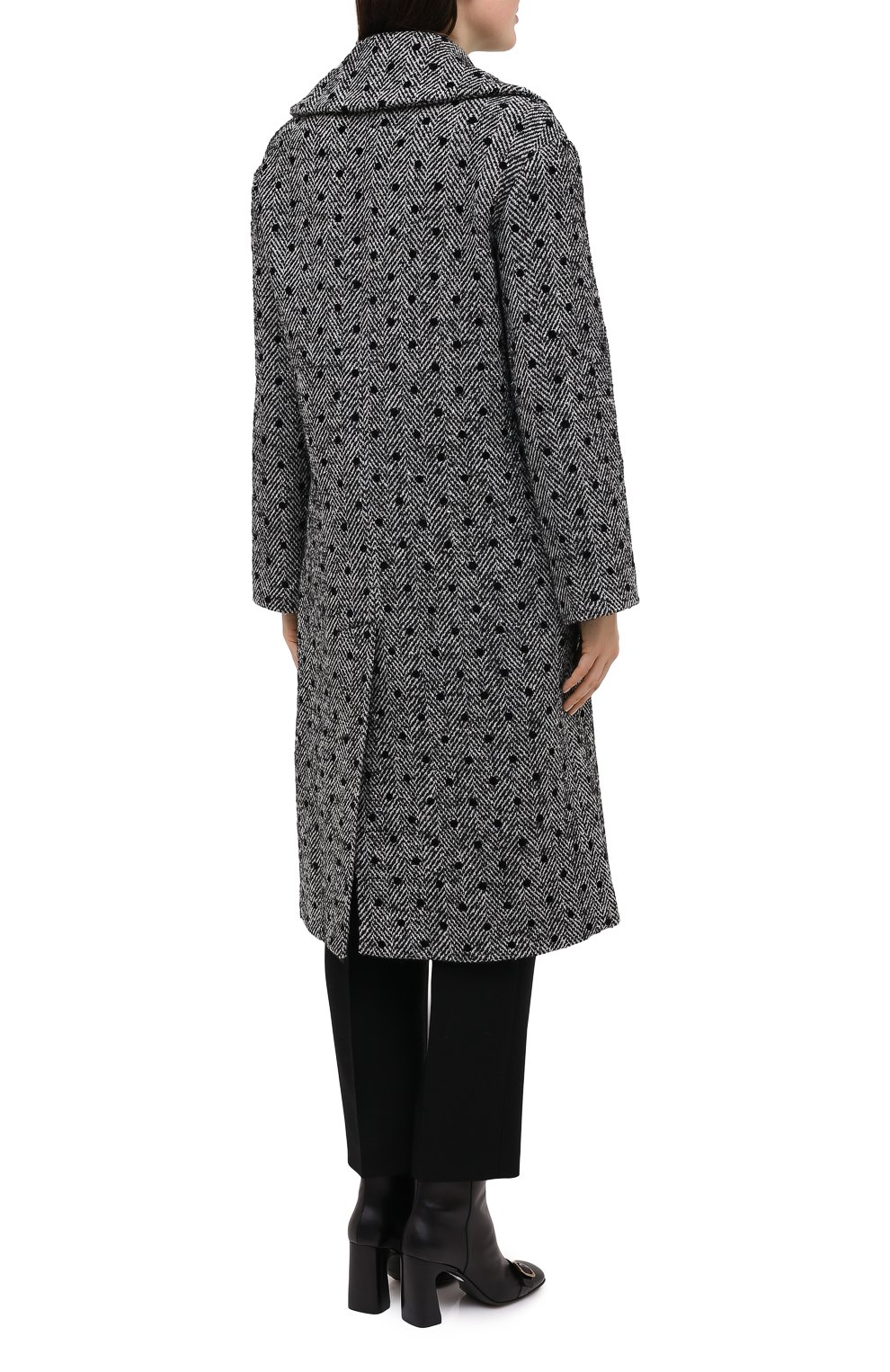 Пальто ERMANNO ERMANNO SCERVINO серого цвета по цене 128500 руб., арт. 47T CP14 REF, фото 4 Пальто ERMANNO ERMANNO SCERVINO, арт. 47T CP14 REF, фото 4