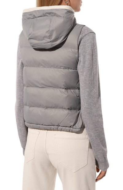 Пуховый жилет BRUNELLO CUCINELLI, арт. MR4052645, фото 4