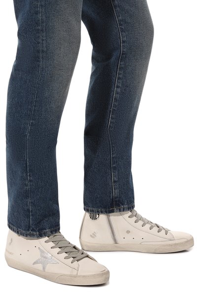 Кожаные кеды francy GOLDEN GOOSE DELUXE BRAND, арт. GMF00113/F0003191027, фото 3