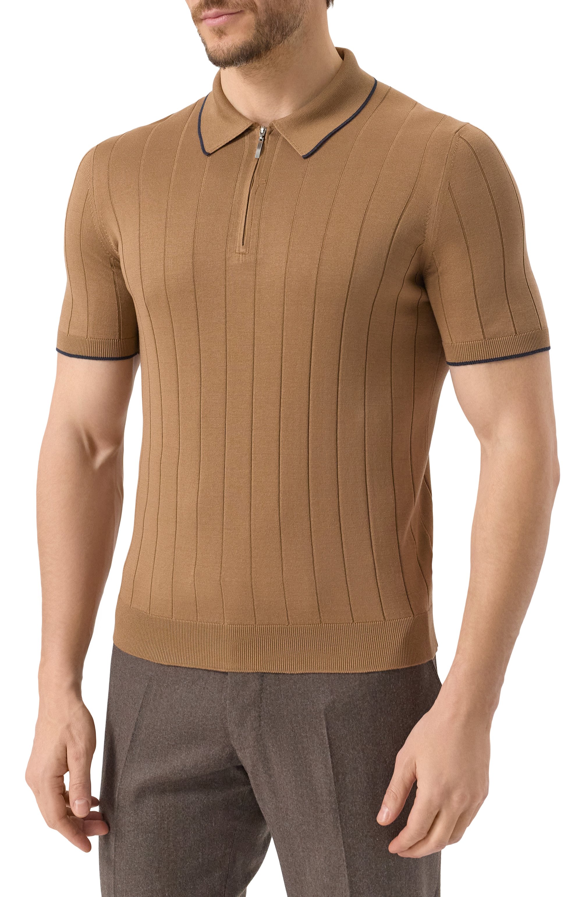 Шелковое поло GRAN SASSO, арт. 43128/23510, фото 3