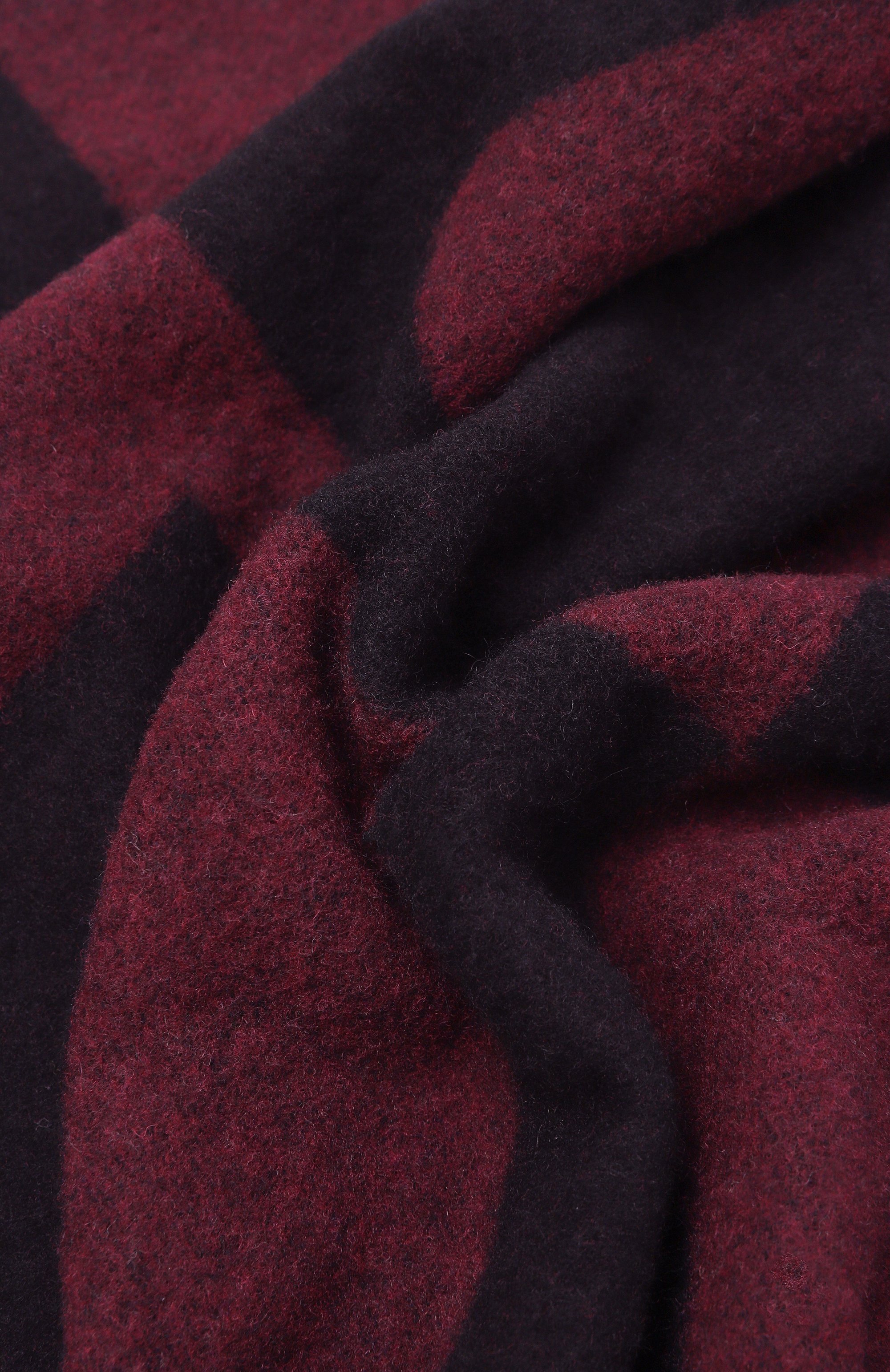 Шерстяной шарф HUGO бордового цвета по цене 12500 руб., арт. 50524767, фото 3 Шерстяной шарф HUGO, арт. 50524767, фото 3