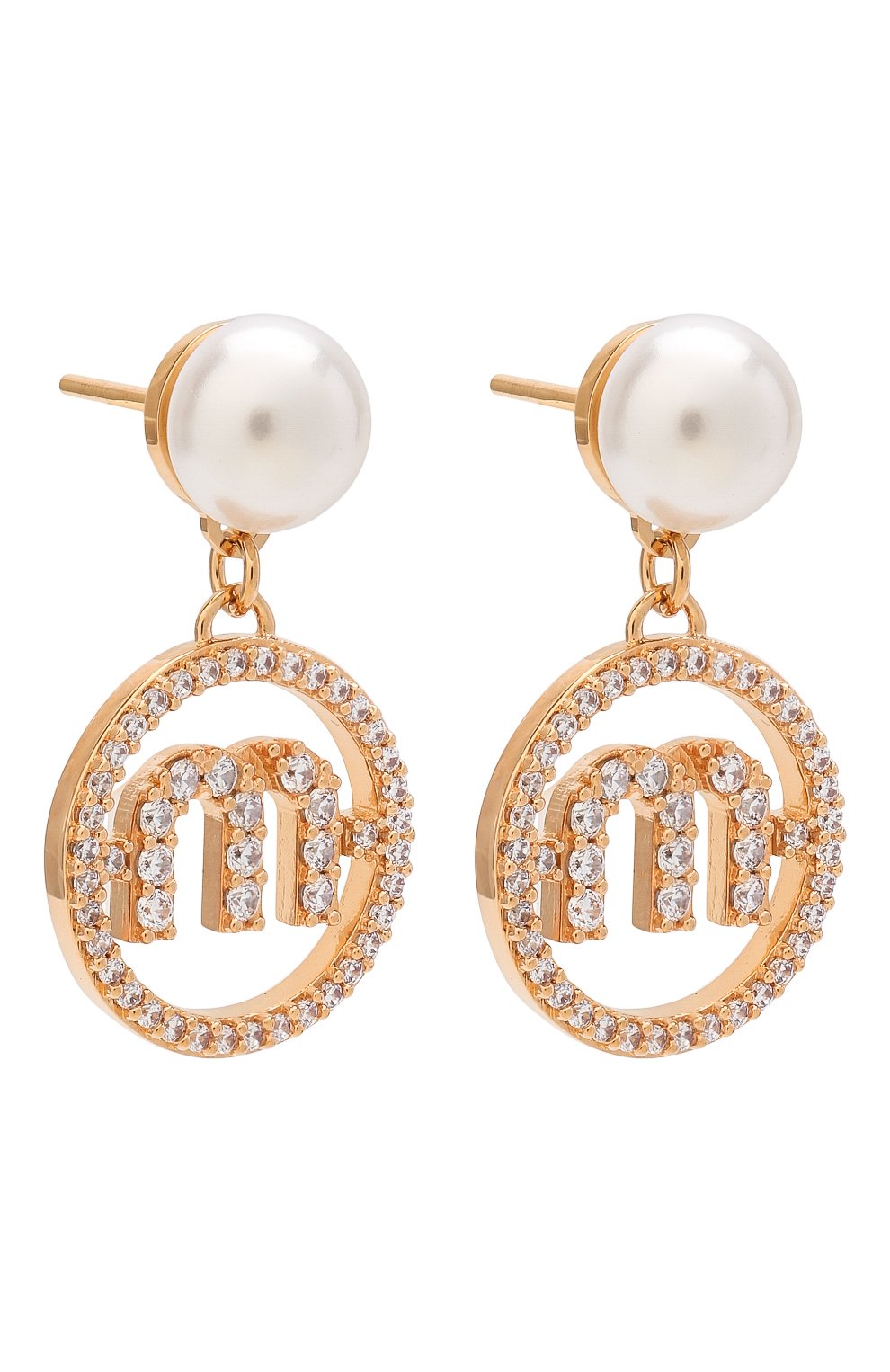 Серьги MIU MIU, арт. 5JO647-2DAM-F00Y7, фото 3
