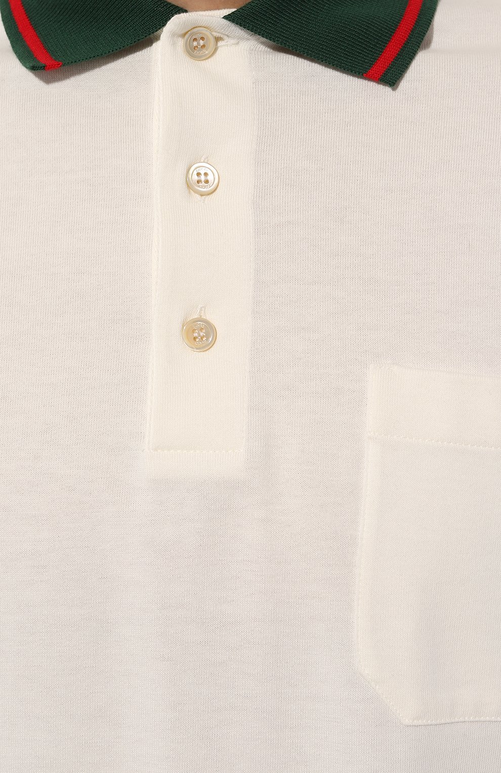 Хлопковое поло GUCCI, арт. 713997/XJETR, фото 5