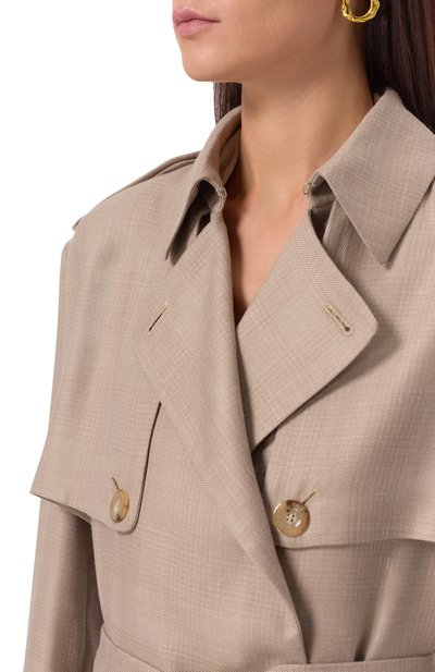 Тренч из каш�емира и шелка COLOMBO, арт. GC00500/F/77529-23, фото 5