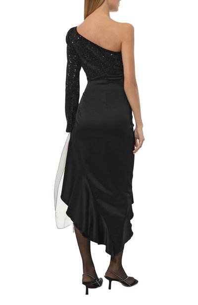 Платье ULYANA SERGEENKO черного цвета по цене 750000 руб., арт. ABM005LA19C 0100дк19, фото 4 Платье ULYANA SERGEENKO, арт. ABM005LA19C 0100дк19, фото 4