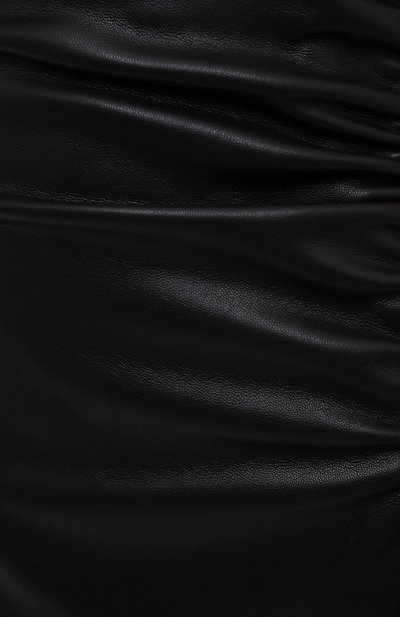 Юбка NANUSHKA черного цвета по цене 47800 руб., арт. MAL0RIE_BLACK_VEGAN LEATHER, фото 5 Юбка NANUSHKA, арт. MAL0RIE_BLACK_VEGAN LEATHER, фото 5