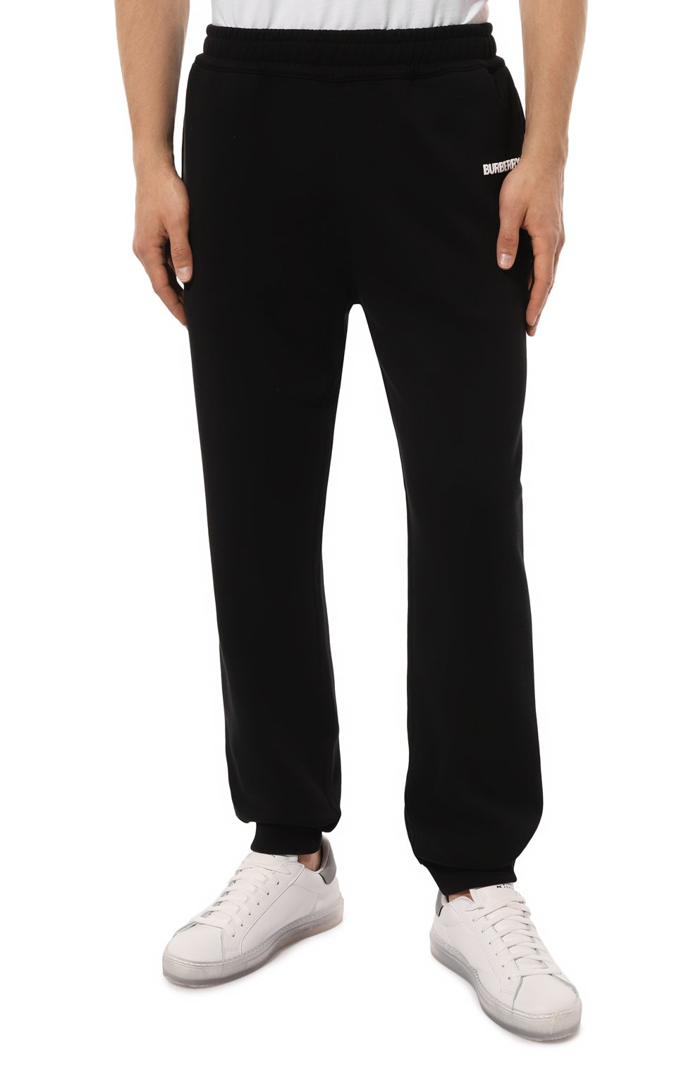 Хлопковые джоггеры BURBERRY, арт. 8083151, фото 3