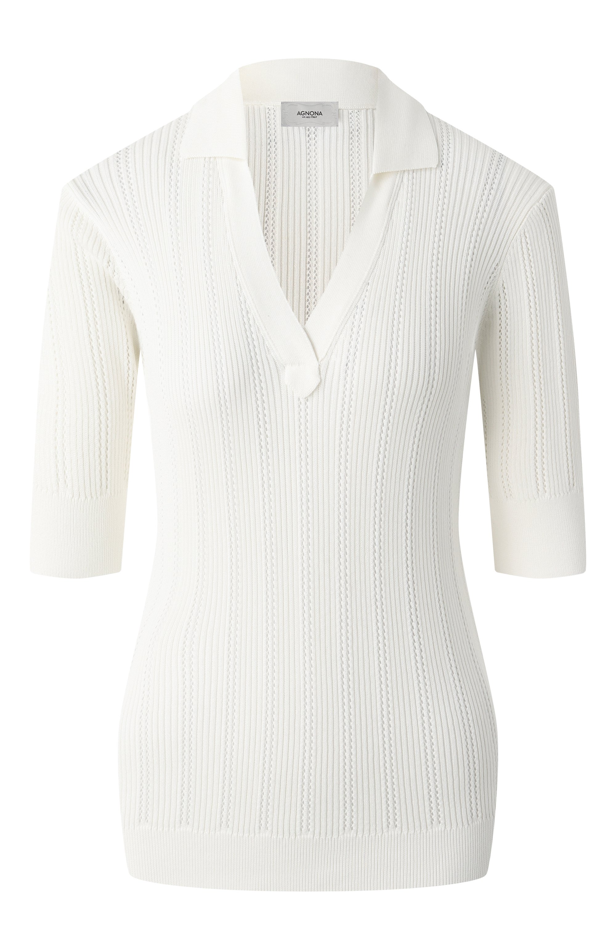 Пуловер из хлопка и шелка AGNONA, арт. K309046/8Q140M, фото 1