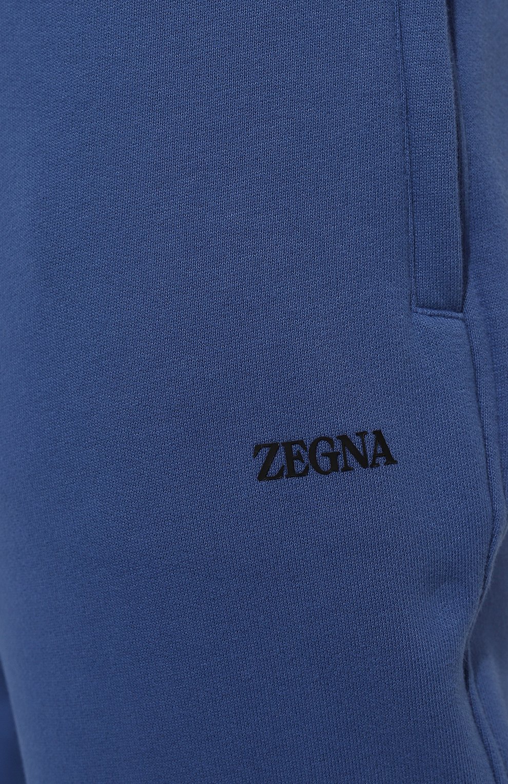 Хлопковые джоггеры ZEGNA синего цвета по цене 63400 руб., арт. UD522A7/DPA7, фото 5 Хлопковые джоггеры ZEGNA, арт. UD522A7/DPA7, фото 5