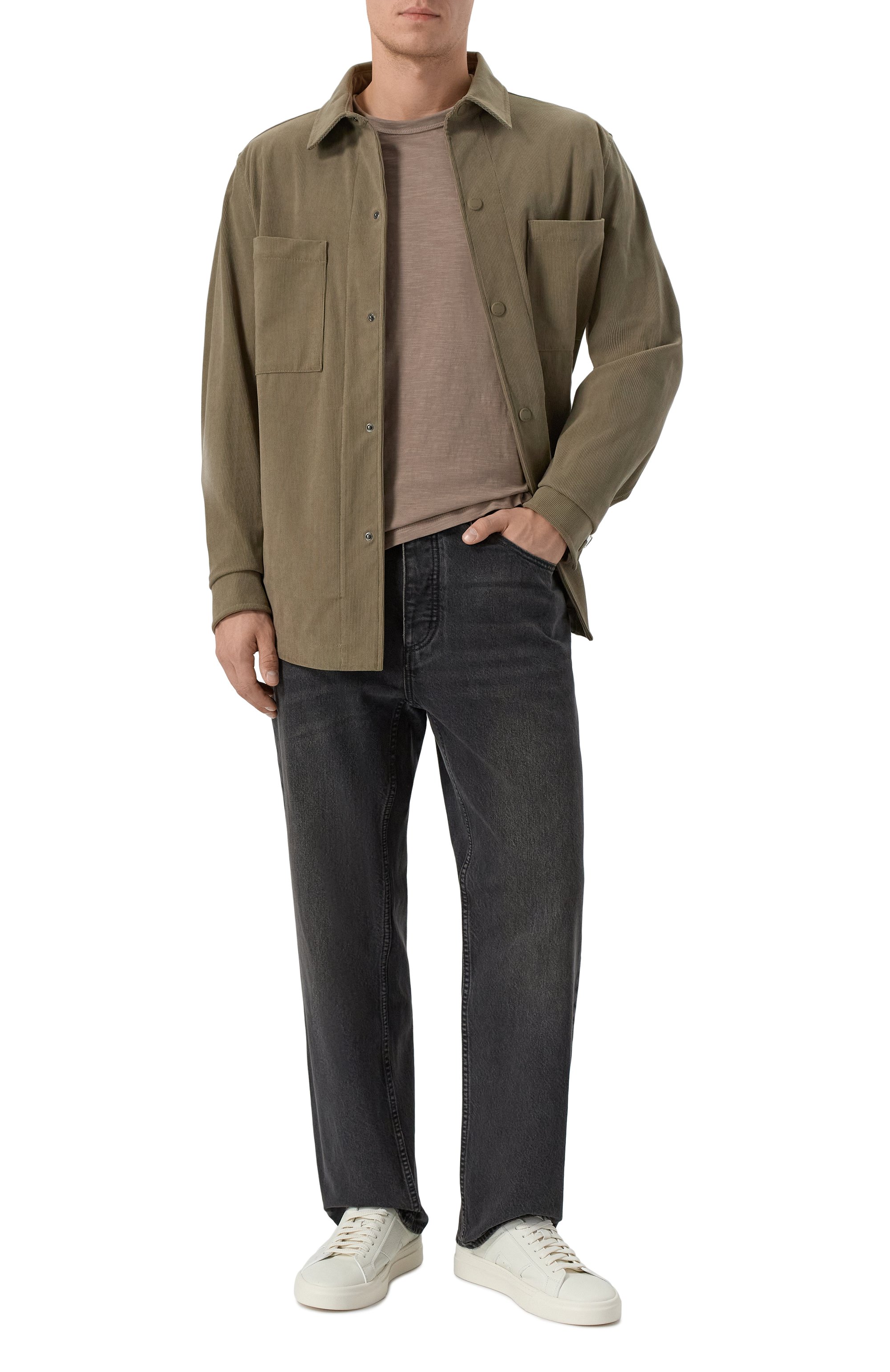 Хлопковая футболка BOSS ORANGE, арт. 50508243, фото 2