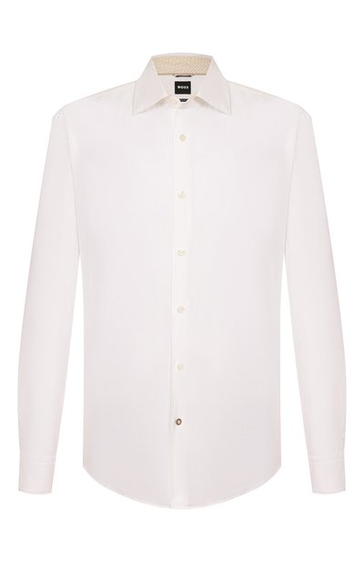 Мужская рубашка изо льна и хлопка BOSS, арт. 50539531