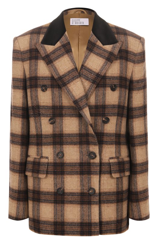 Шерстяной жакет Giuseppe di Morabito 05FWJA112C 05302 Бежевый 05FWJA112C 05302