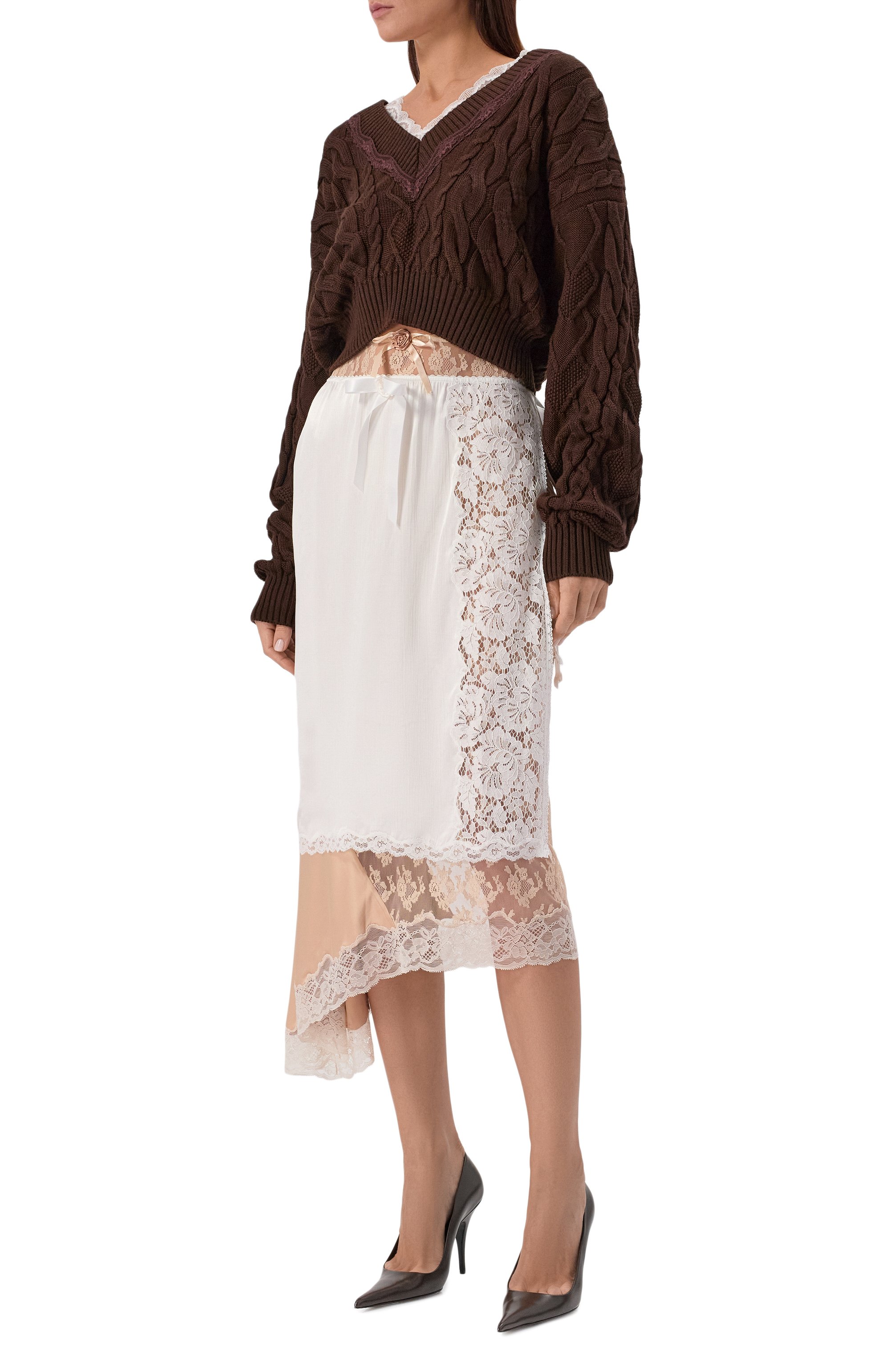 Атласная юбка DANIIL ANTSIFEROV, арт. DA_1835, фото 2