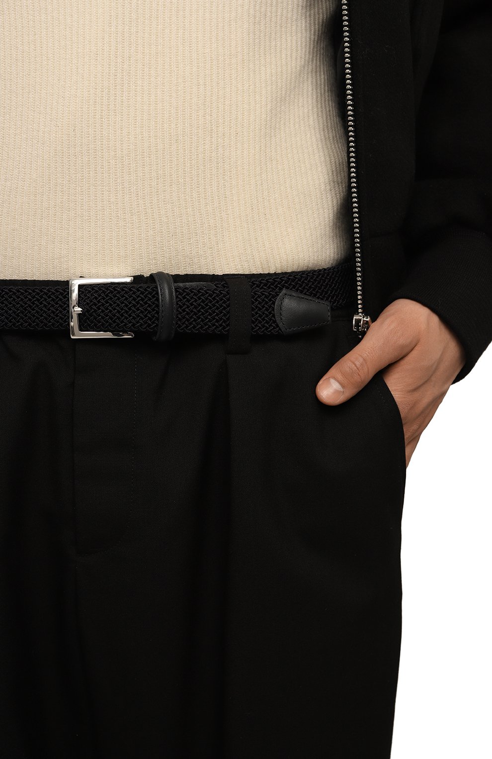 Текстильный ремень KITON, арт. USC3688N01040, фото 2