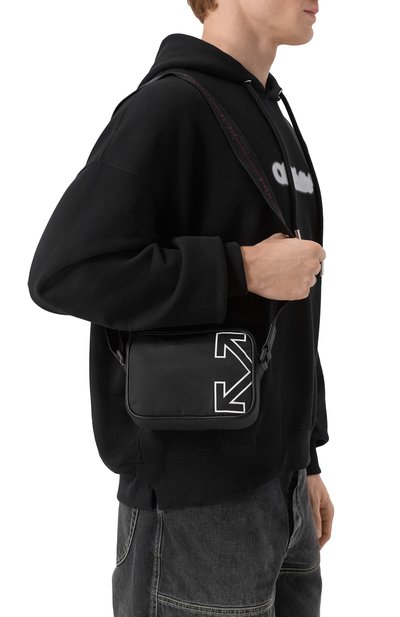 Сумка heritage OFF-WHITE черного цвета по цене 65050 руб., арт. 0MNQ099C99FAB001, фото 2 Сумка heritage OFF-WHITE, арт. 0MNQ099C99FAB001, фото 2