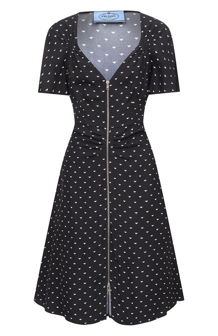 Женское платье из вискозы PRADA, арт. P3D14G-1YVE-F0967
