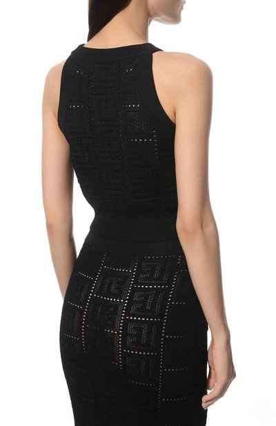 Топ из вискозы BALMAIN, арт. XF1AB022/KB16, фото 4