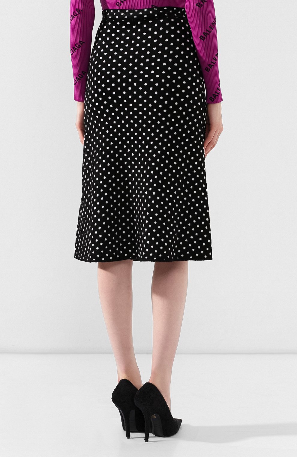 Юбка в горох BALENCIAGA, арт. 583160/T5123, фото 4