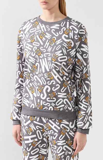 Хлопковый свитшот MOSCHINO, арт. A1720/9005, фото 3