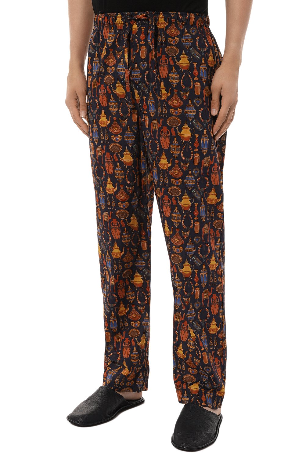 Хлопковые домашние брюки DEREK ROSE, арт. 3564, фото 3