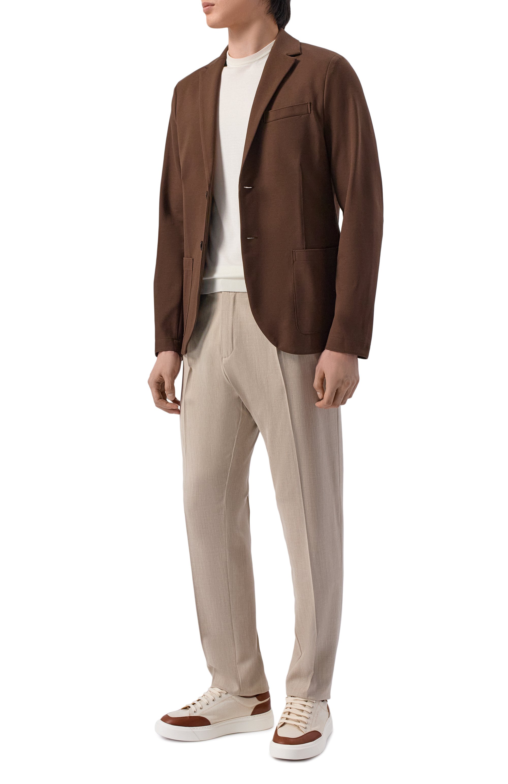 Брюки из шерсти и шелка PAUL&SHARK, арт. 26414073, фото 2