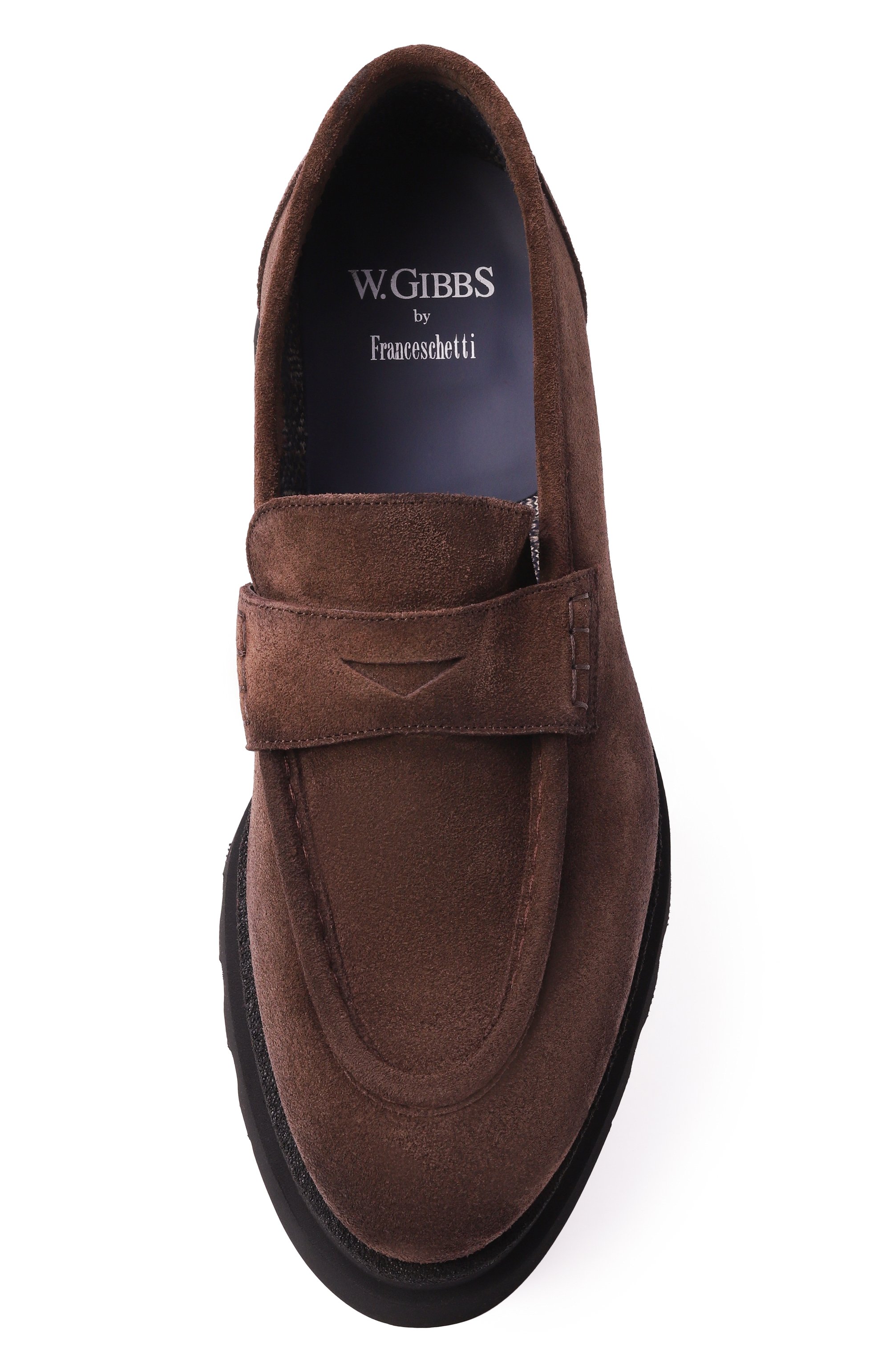 Замшевые пенни-лоферы W.GIBBS, арт. 7467014/CAM0SCI0 RAIN W00LEN, фото 6