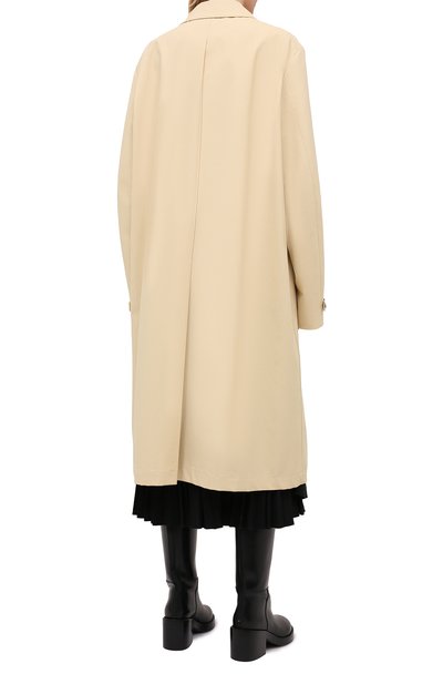 Хлопковый плащ JIL SANDER желтого цвета по цене 230000 руб., арт. JSWR126024-WR242700, фото 4 Хлопковый плащ JIL SANDER, арт. JSWR126024-WR242700, фото 4