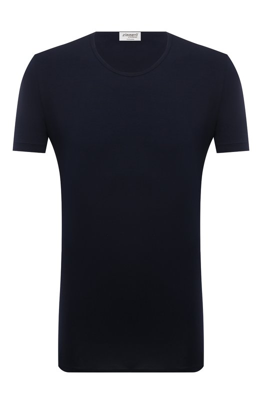 Хлопковая футболка Zimmerli 172-1461 Синий 172-1461