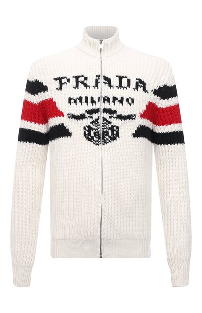 Кашемировый кардиган PRADA, арт. UMG123-10O9-F0009-212, фото 1